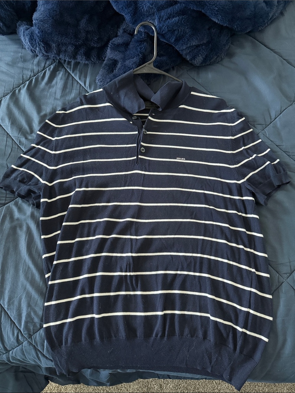 Prada Striped Polo